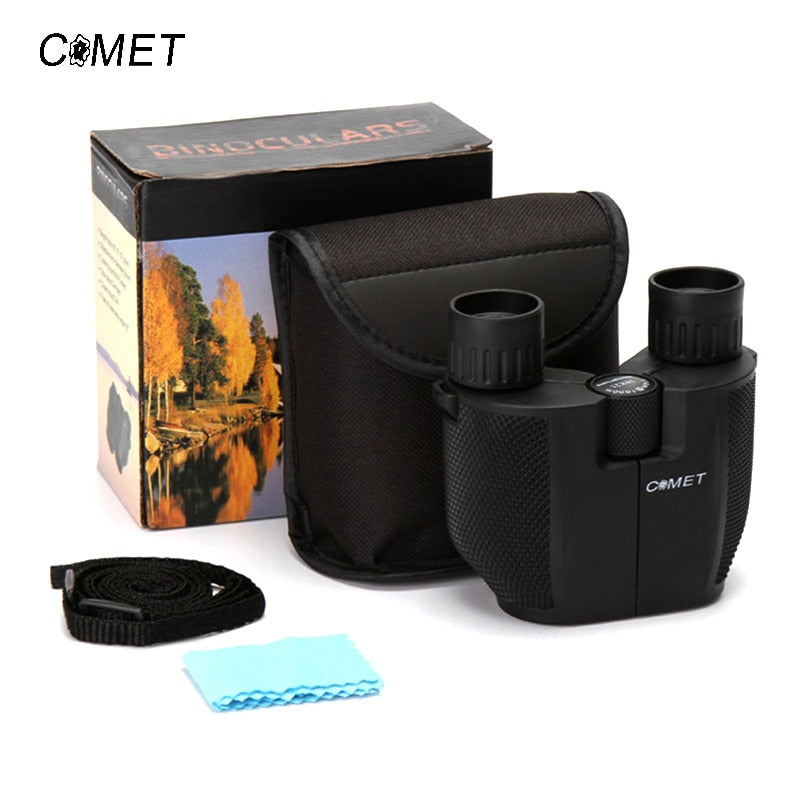 High Times 10X25 HD All-optical Green Film Waterproof Binoculars Telescope For Tourism Binoculars