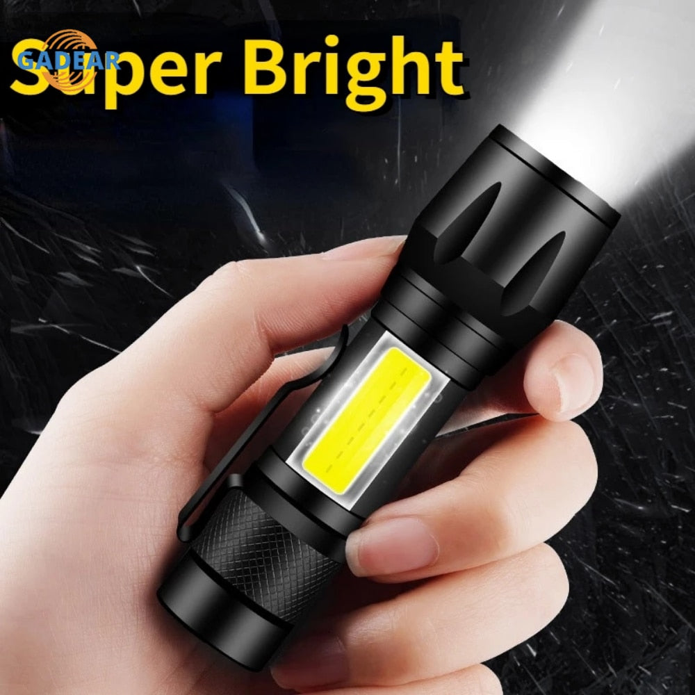 High Power Rechargeable Waterproof LED Tactical Flashlight