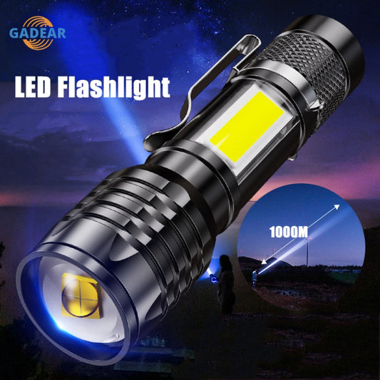 High Power Rechargeable Waterproof LED Tactical Flashlight